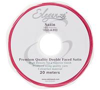 ELEGANZA Double Faced Satin 15mm x 20m Fuchsia No.28, 15 mm x 20 m