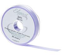 ELEGANZA Double Faced Satin 15mm x 20m Lavender No.45, 15 mm x 20 m