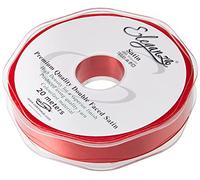 Eleganza Double Faced Satin 15mm x 20m Red No.16