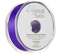 ELEGANZA Double Faced Satin 25mm x 20m Purple No.36, 25 mm x 20 m