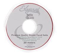 ELEGANZA Double Faced Satin 25mm x 20m Red No.16