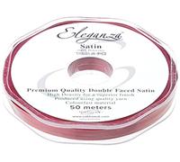 Eleganza Double Faced Satin 3mm x 50m Burgundy No.17, 3 mm x 5 0m