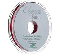 Eleganza Double Faced Satin 3mm x 50m Claret No.31, 3 mm x 5 0m
