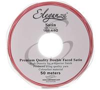 ELEGANZA Double Faced Satin 3mm x 50m Classic Pink No.07, 3 mm x 5 0m