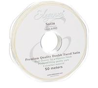 ELEGANZA Double Faced Satin 3mm x 50m Ivory No.61
