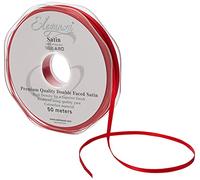 ELEGANZA Double Faced Satin 3mm x 50m Red No.16