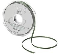 ELEGANZA Double Faced Satin 3mm x 50m Sage Green No.51, 3 mm x 5 0m