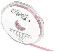 ELEGANZA Double Faced Satin 6mm Classic Pink No.07, 6 mm x 20m