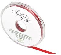 ELEGANZA Double Faced Satin 6mm x 20m Red No.16