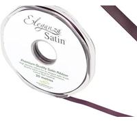 ELEGANZA Double Faced Satin Ribbon 6mm x 20m Aubergine No.32