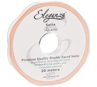 ELEGANZA Double Faced Satin 6mm Champagne Gold No.64, 6 mm x 20m