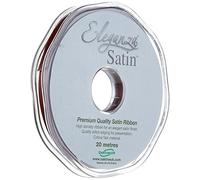 Eleganza Double Faced Satin Ribbon 6mm x 20m Chocolate No.58