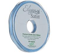 Eleganza Double Faced Satin Ribbon 6mm x 20m Lt. Blue No.25