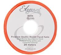 ELEGANZA Double Faced Satin 6mm Orange No.04, 6 mm x 20m