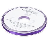 Eleganza Double Faced Satin Ribbon 6mm x 20m Purple No.36