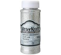 ELEGANZA Glitter Kraft Fine Glitter 100g Bottle Holographic Silver