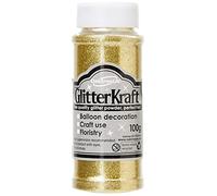 ELEGANZA Glitter Kraft Fine Glitter 100g Bottle Metallic Gold