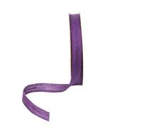 Eleganza Open Weave Jute Ribbon 15mm 2 Pack - Purple
