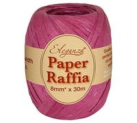 Eleganza Paper Raffia 8mm x 30m No.17 Burgundy