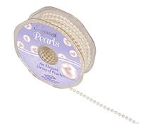 Eleganza Pearl Bead String 4mm x 10m Ivory No. 61, 0.3x0.3x1.05 cm