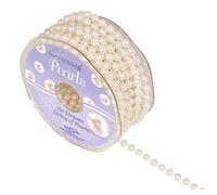 Eleganza Pearl Bead String 6mm x 10m Ivory No. 61, 0.3x0.3x1.05 cm