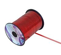 Eleganza Poly Curling Ribbon 5mm x250yds, Polyester, Metallic Red, 9 x 9 x 19 cm