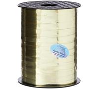 Eleganza Poly Curling Ribbon, Polyester, Metallic Gold, 5 mm x 250 yd