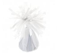 Eleganza Premium Quality Balloon Weights, Polyester, White, 15 x 10 x 15 cm