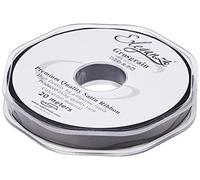 ELEGANZA Premium Quality Grosgrain Ribbon, Satin, Black, 11 x 11 x 1 cm