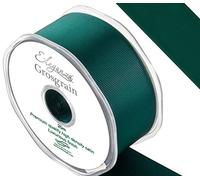 ELEGANZA Premium Quality Grosgrain Ribbon, Satin, Green, 11 x 11 x 4 cm