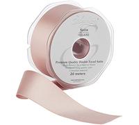 ELEGANZA Premium Quality Ribbon, Satin, Rose Gold, 11 x 11 x 4 cm