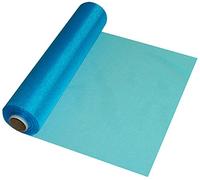 Eleganza Soft Sheer Organza 29cm x 25m No.55, Number 55 Turquoise, one Size