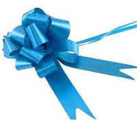 Eleganza Turquoise 50mm Waterproof Poly Pull Bow (Pack of 20)
