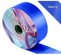 Eleganza Waterproof Poly Ribbon, Royal Blue, 50 mm x 91 m