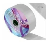 Eleganza Waterproof Poly Ribbon, Silver, 50 mm x 91 m