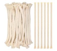 Elegaperma 40pcs Wicks For Oil Lamps, 1/4" Round Wick For Oil Lamp Lamp Wick for Alcohol Candle Burner,Kerosene Lamps, Oil Lantern