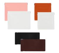 Elegaperma 6Pcs Small Pouch Bag, Pocket Cosmetic Bag, Self-Closing Magnetic Mini Portable Pouch for Makeup, Jewelry, Earphones, Gift Idea