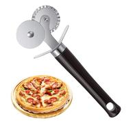 Elegaperma Ravioli Cutters,Double Pastry Cutter Wheel Pasta, Stainless Steel Double-Blade Pizza Cutters with Ergonomic Handle for Pizza,and Cookie Dough