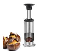 Elegauit Chestnut Opener, 304 Stainless Steel Chestnut Clip Metal Nut Cracker, Multifunction Pecan Nut Cutter Walnut Opener Plier Tool for Kitchen, More Labor Saving, Press Type