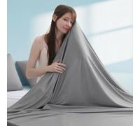 Elegear Cooling Blanket, Arc-Chill 3.0 Summer Blanket Q-Max 0.5 Cooling Sheets for Night Sweats and Hot Sleeper Soft Lightweight Thin Throw for Bed Sofa Travel, Double/King Size, 200x220cm, Dark Gray