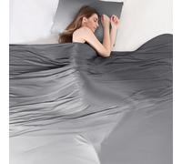 Elegear Cooling Blanket for Night Sweats, Q-Max 0.5 Arc-Chill 3.0 Cool Fiber Summer Throw for Bed Sofa Chair Travel Adult Kids Hot Sleeper, Comfort, Lightweight, Twin/Double, 150x200cm, Gradient Grey