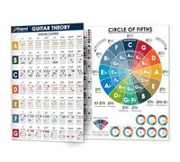 Elegend Guitar Theory for Beginners - All in One Guitar Chord Chart, Guitar Scales, Guitar Triads, Fretboard Notes, Circle of Fifths,Acoustic Guitar Chord & Scales Reference for Beginners Adult or Kid