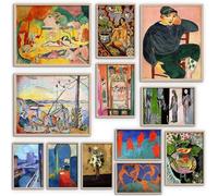 Elegend Matisse Wall Art Prints - Set of 12 Henri Aesthetic Posters for Living Room, Bedroom, Office Decor