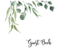Elegent Guest Book | 8.5”x8.5”,Resgistry Sign in Book for Wedding, Bridal Shower, Baby Shower, Graduation, Birthday, Funeral, Anniversary or Reception