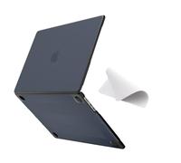eleger Anti-cracking Case compatible with M4/M3/M2 MacBook Air 13 inch A3240 A3113 A2681, 2025 2024 2022 Release, Black TPU Bumper & Hard PC Shell, Matte Black
