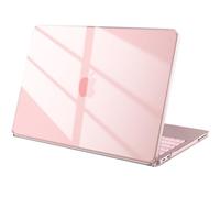 eleger Case Compatible with MacBook Neo 13 inch A3449 A18 Pro Chip, Released in 2026, Hard Plastic Shell Cover for Mac Book Neo 13", Blush Clear