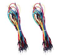 ELEGOO 130pcs Solderless Flexible Breadboard Wire Jumper Wires 26AWG 4 different lengths Male to Male for Arduino Breadboards