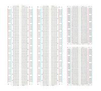 ELEGOO 2PCS 830 Points & 2PCS 400 Points Breadboard Kit Solderless Breadboards for Arduino Bread Boards Electronics for Circuits Projects Prototype Board