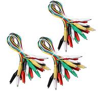 ELEGOO 30 PCS Test Leads Set with Alligator Clips Double-end 50cm Jumper Wire for Arduino