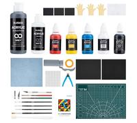 ELEGOO 3D Paint Kit, Multifunctional 3D Printing Models Painting Kit, All-in-One Miniatures Coloring Kit for 3D Printing Enthusiasts